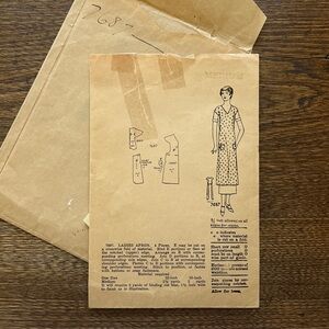 RARE 1920s Ladies Apron from Extension Magazine #7687